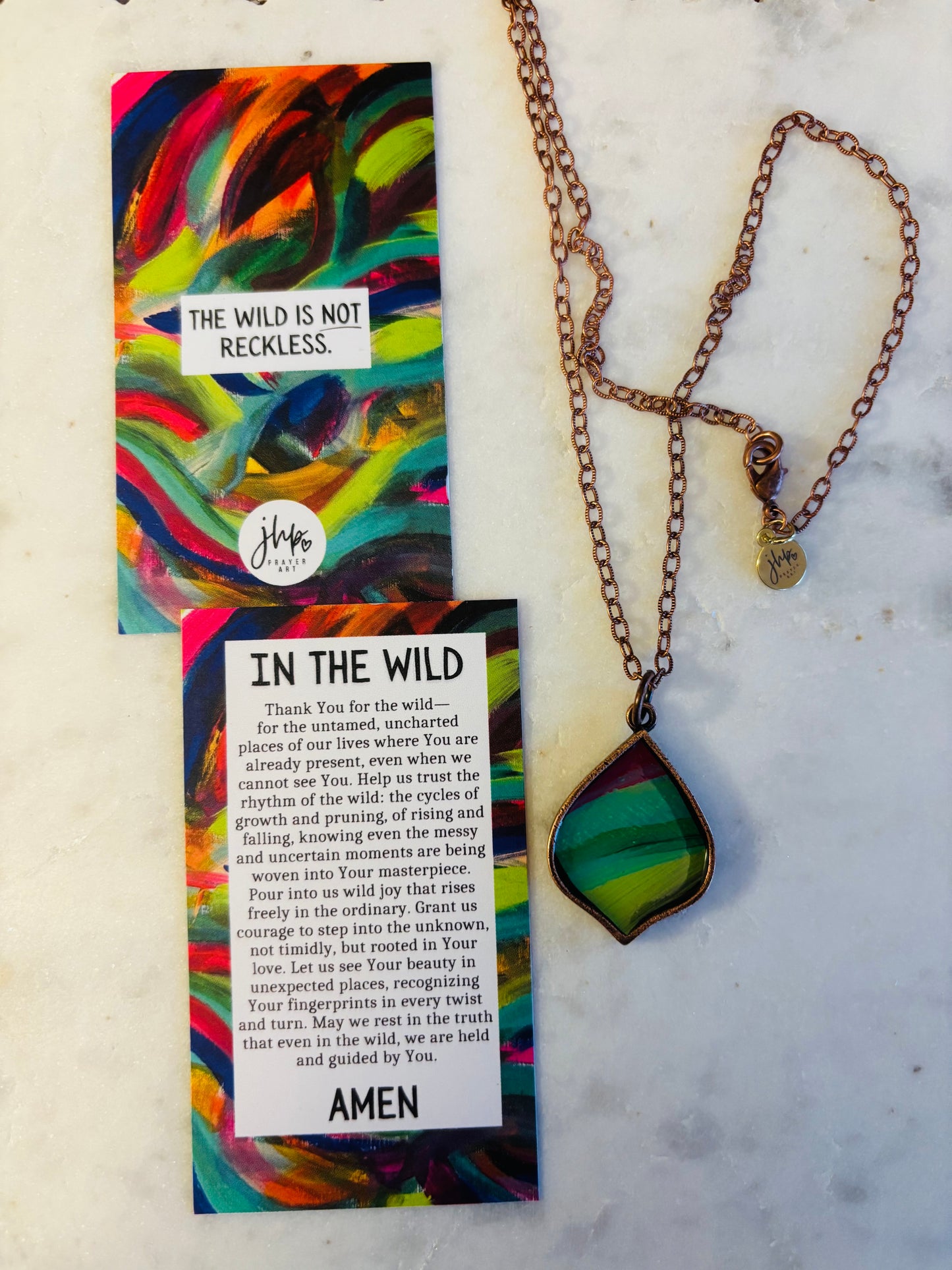 In the Wild, a jhp Prayer Art original Signature Necklace (11)