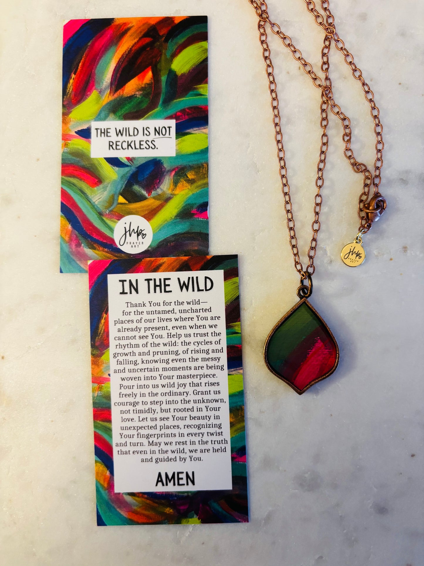 In the Wild, a jhp Prayer Art original Signature Necklace (14)