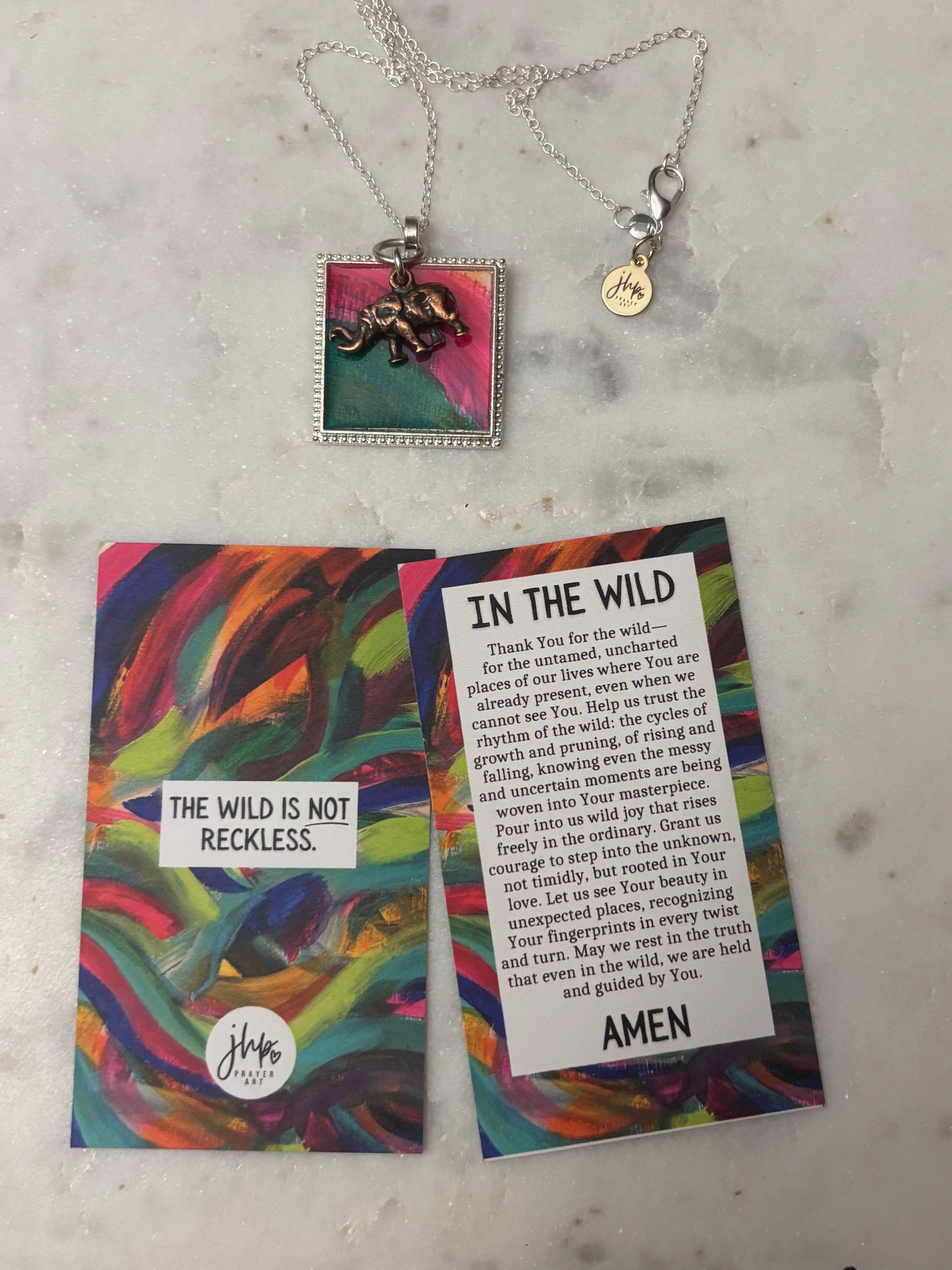 In the Wild, a jhp Prayer Art original Signature Necklace (4)