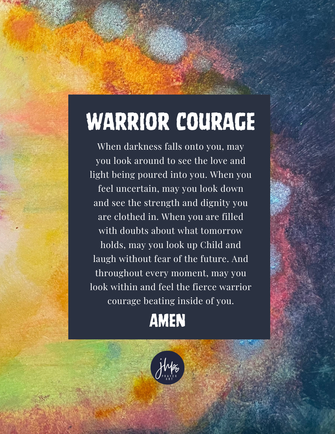 Warrior Courage Mixed Metal Necklace by jhp, Inspired