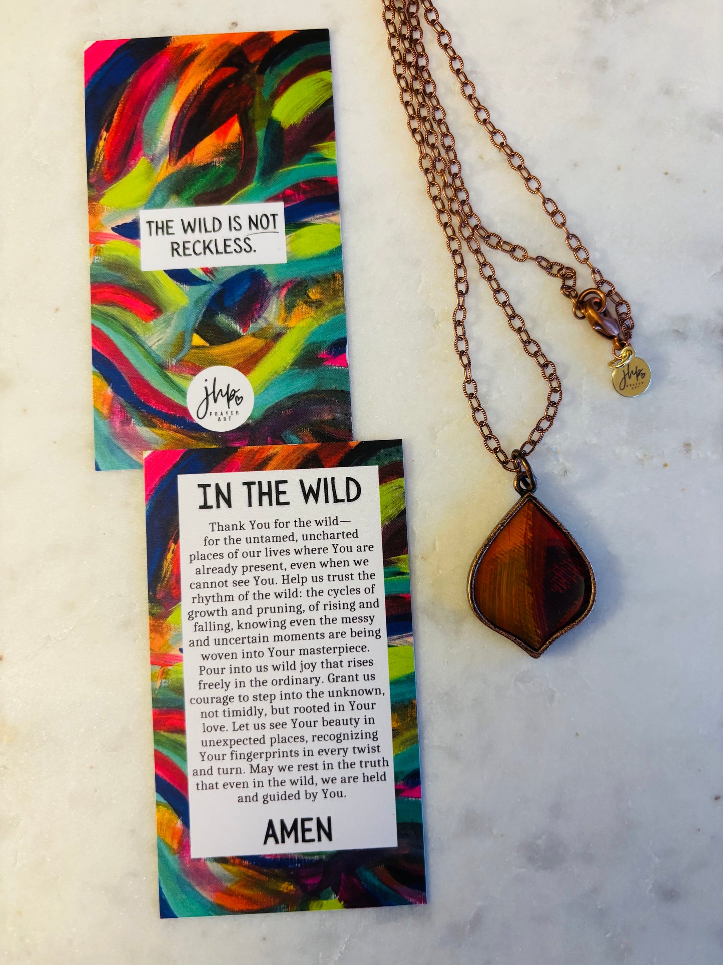 In the Wild, a jhp Prayer Art original Signature Necklace (12)