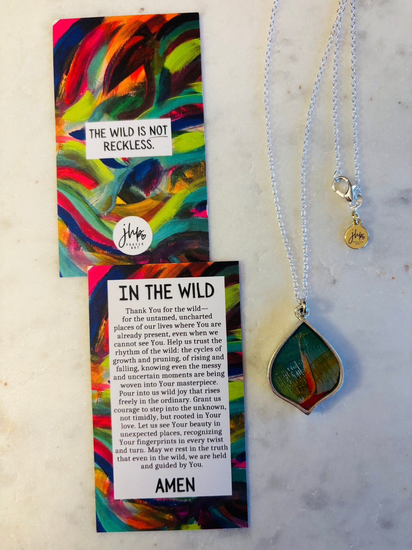 In the Wild, a jhp Prayer Art original Signature Necklace (8)