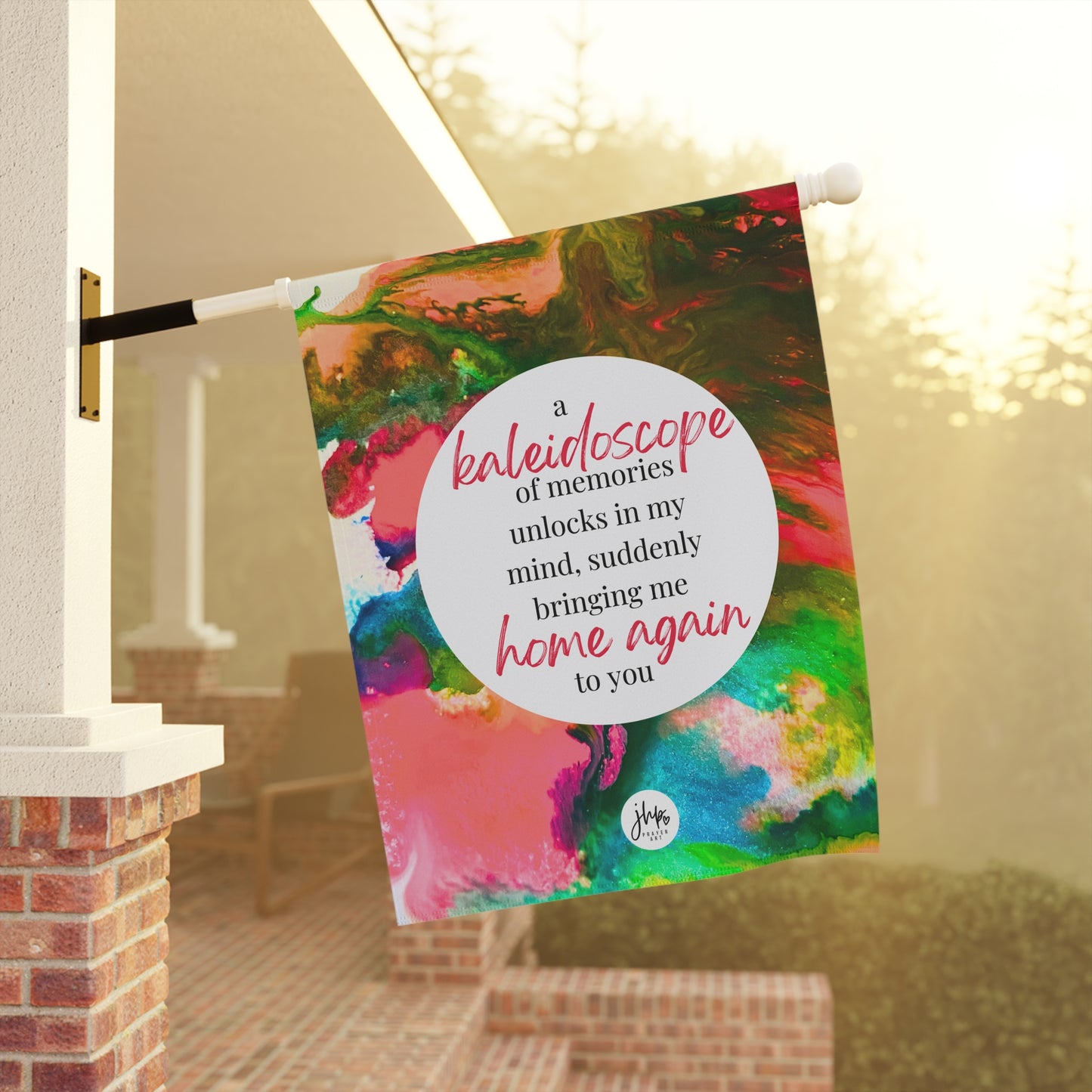 Kaleidoscope Garden Flag