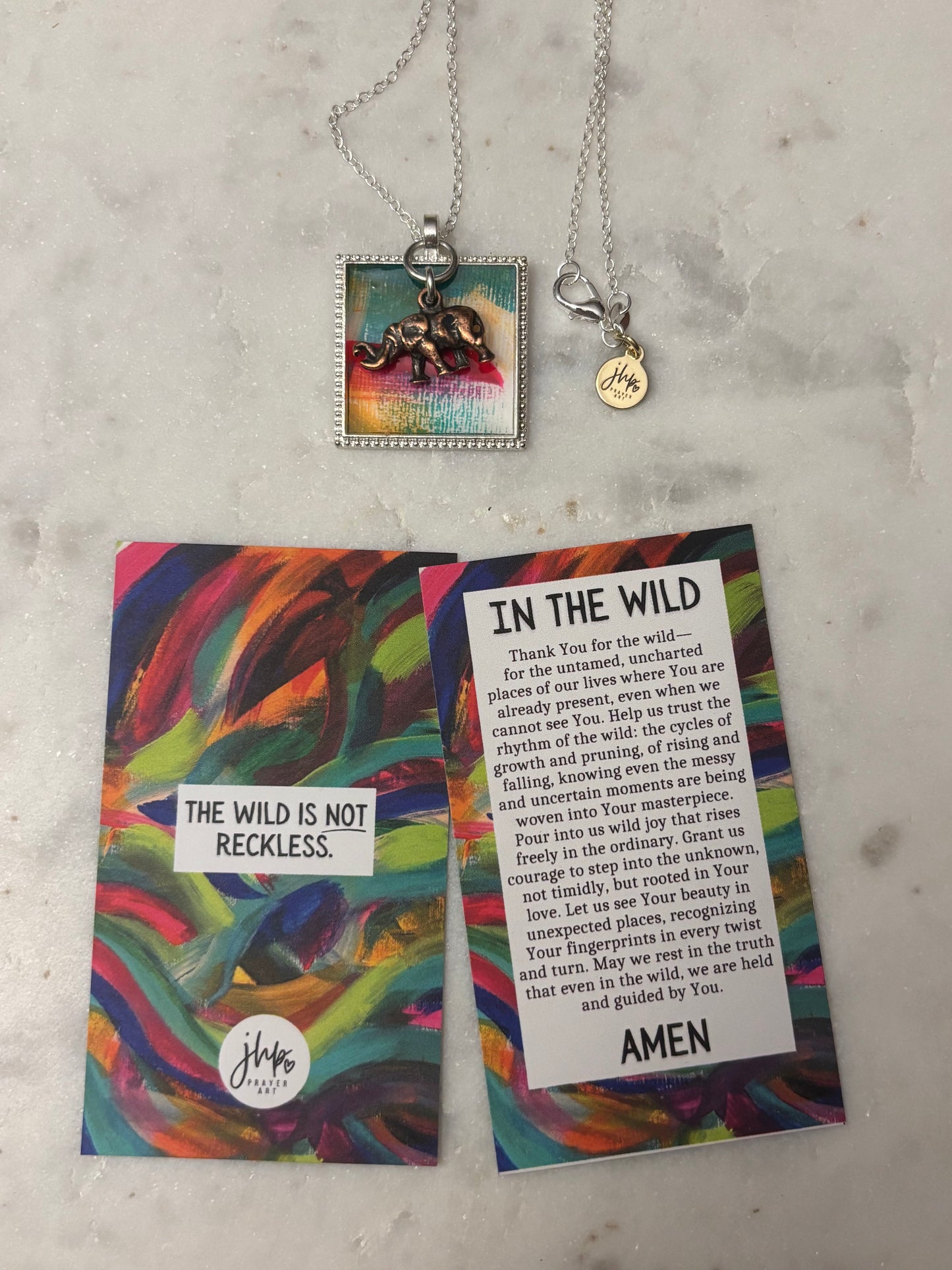 In the Wild, a jhp Prayer Art original Signature Necklace (3)