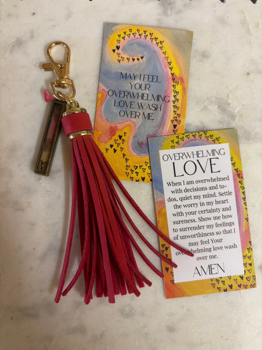 Overwhelming Love Keychain, a jhp Prayer Art original Signature (5)