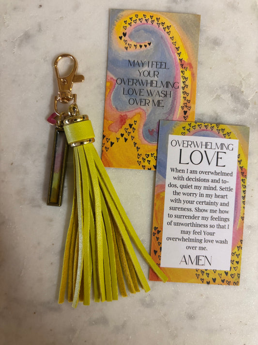 Overwhelming Love Keychain, a jhp Prayer Art original Signature (4)