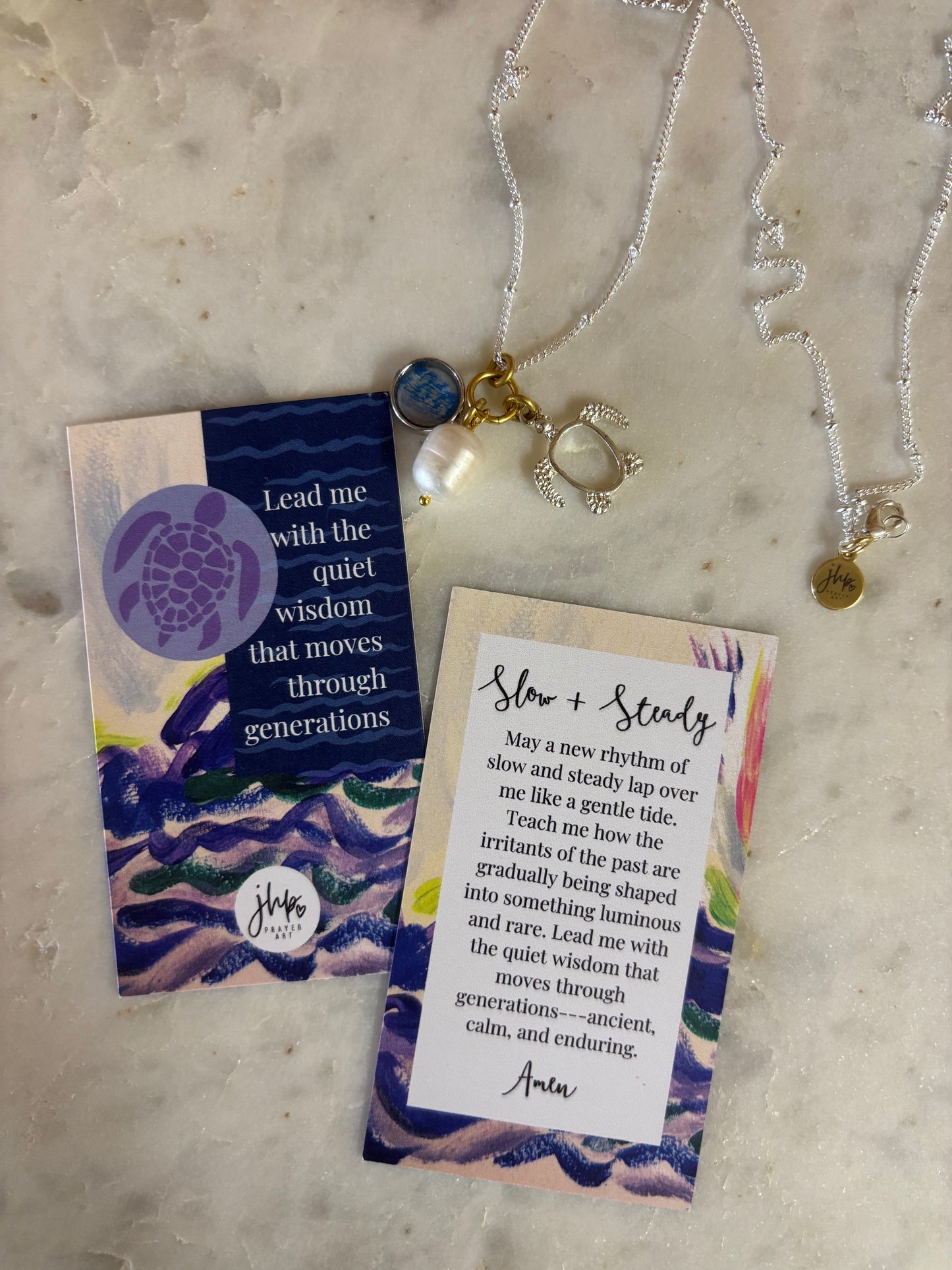 Slow + Steady, a jhp Prayer Art original Signature Necklace (4)