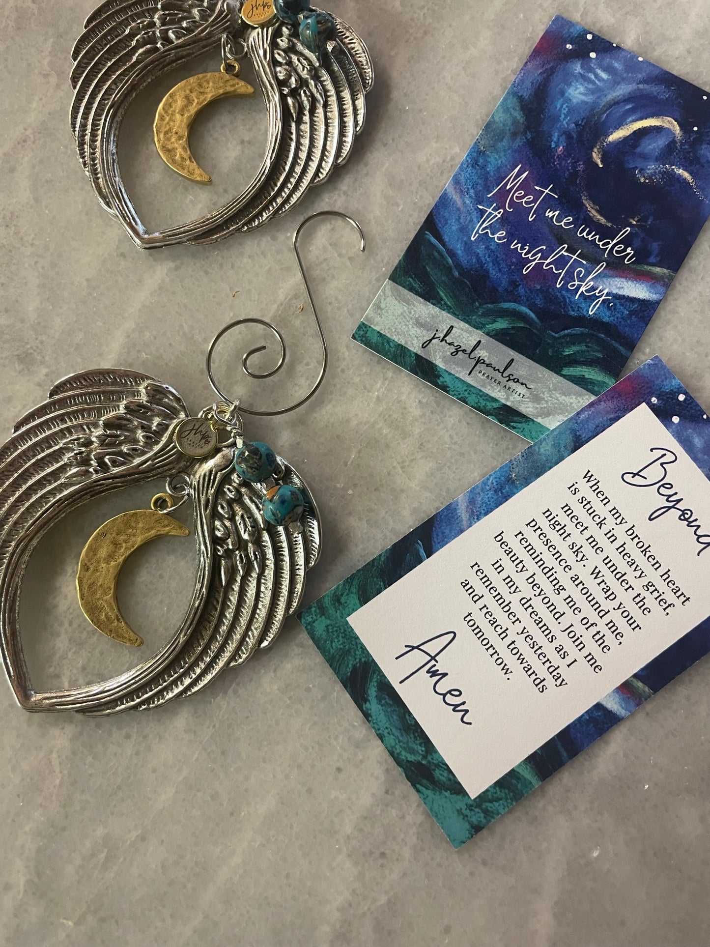 Beyond AMEN Charm Ornament for the Grieving Heart