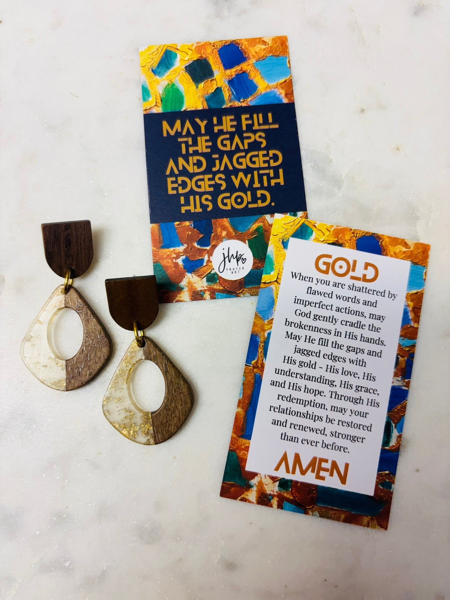 Gold Prayer Earrings (1)