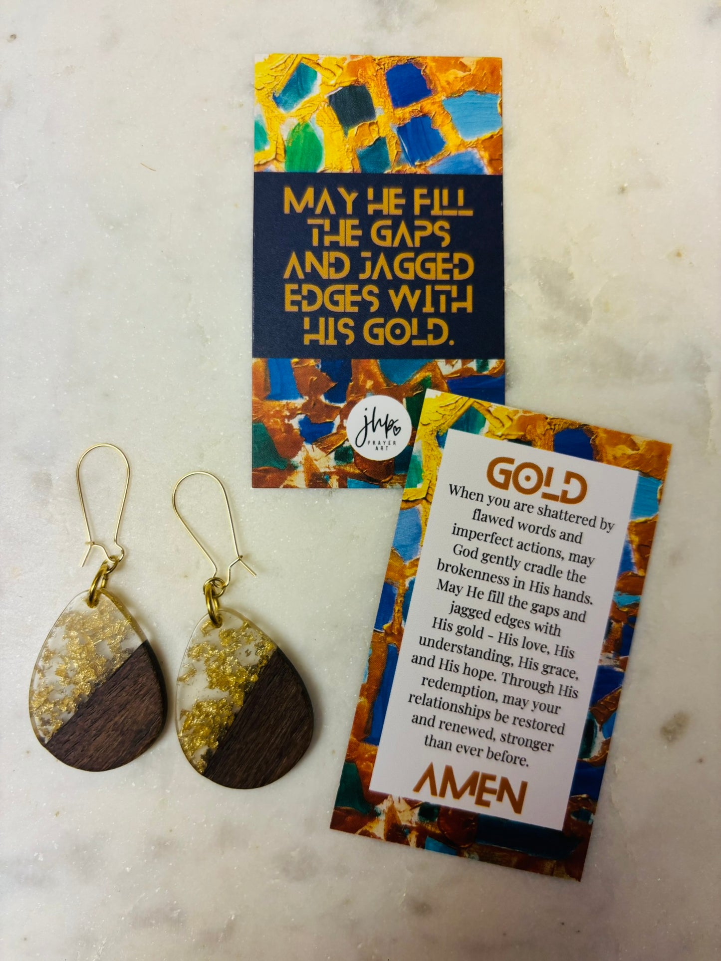 Gold Prayer Earrings (3)