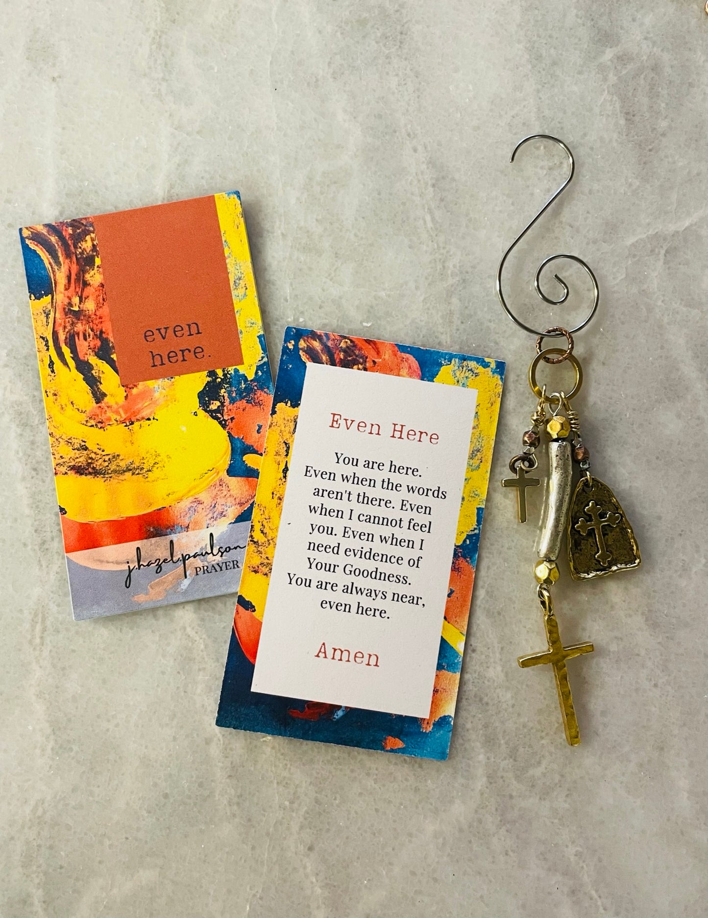 Even Here AMEN Charm Ornament