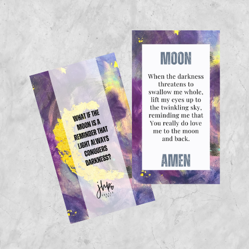 Moon Prayer Card