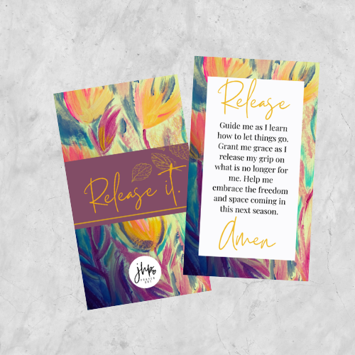 Release Prayer Card