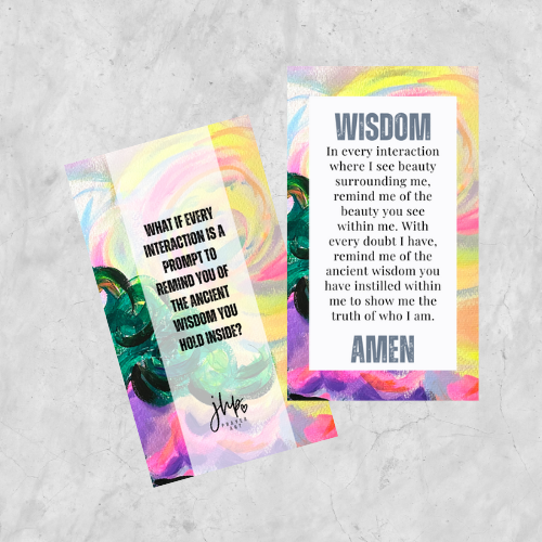 Wisdom Prayer Card