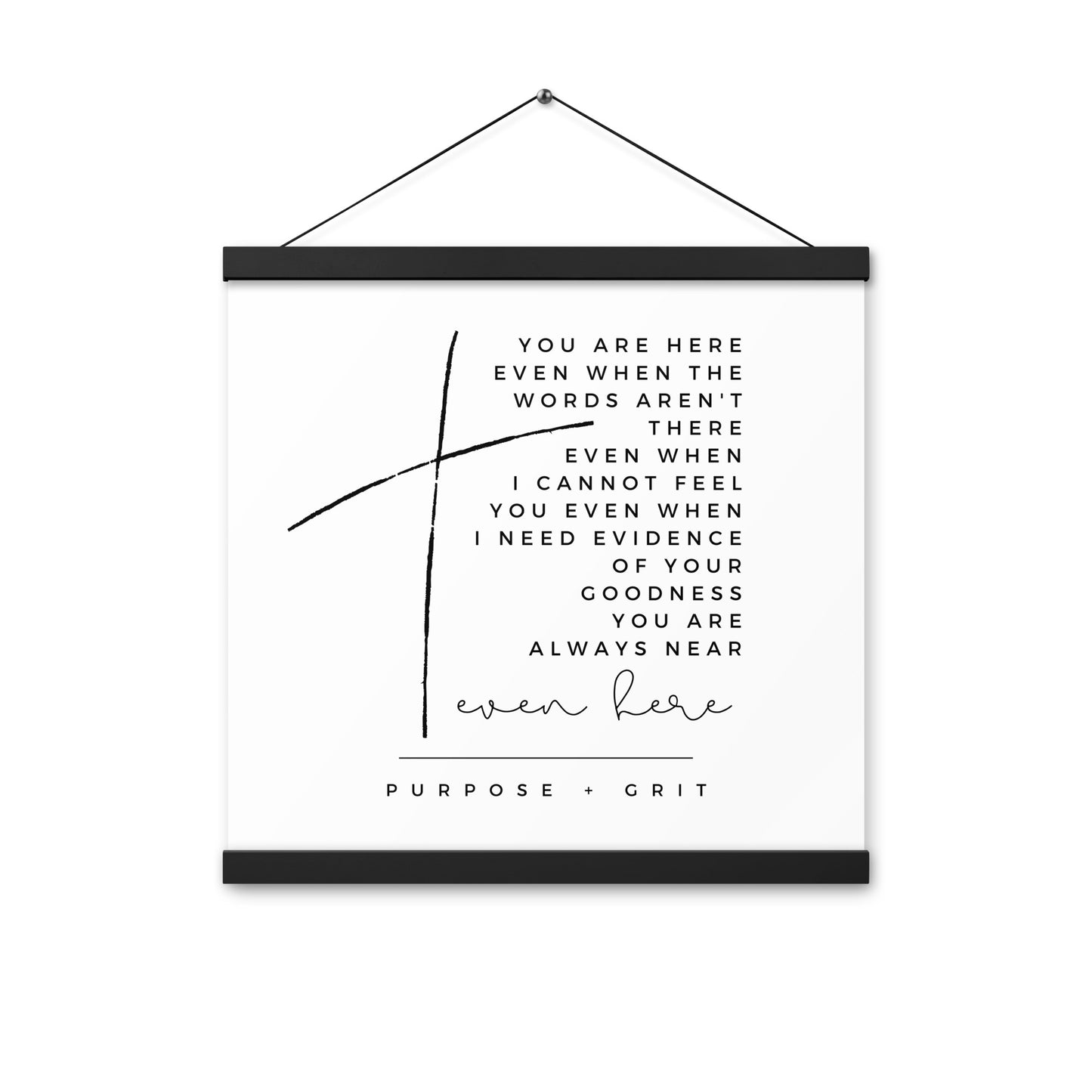 Even Here Hanging Decor