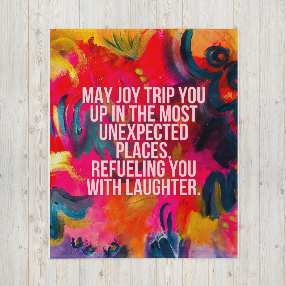 Joy for the Journey Throw Blanket