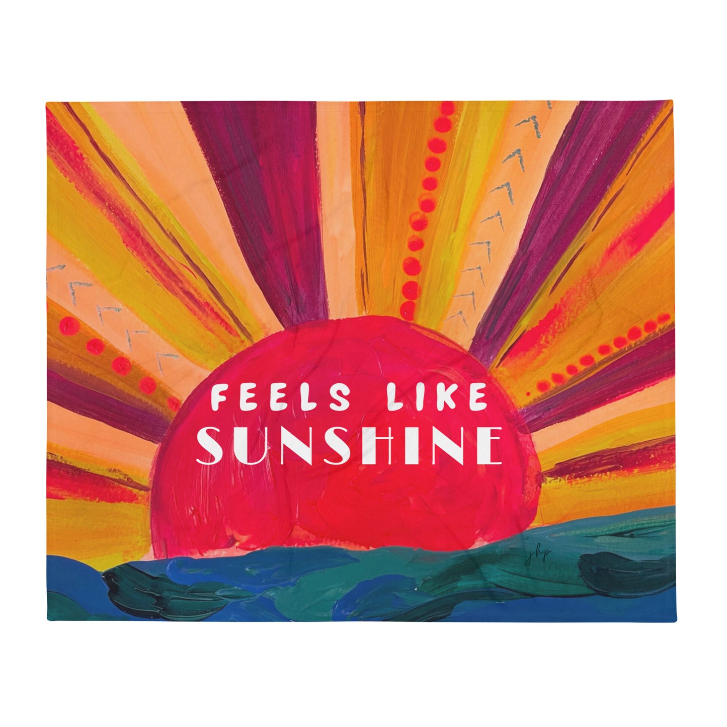 Feels Like Sunshine Throw Blanket