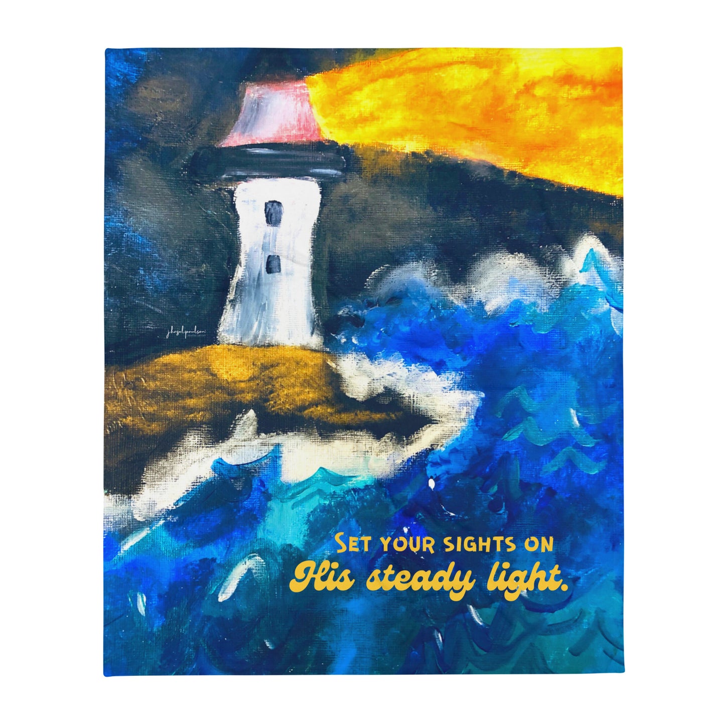 Lighthouse Throw Blanket