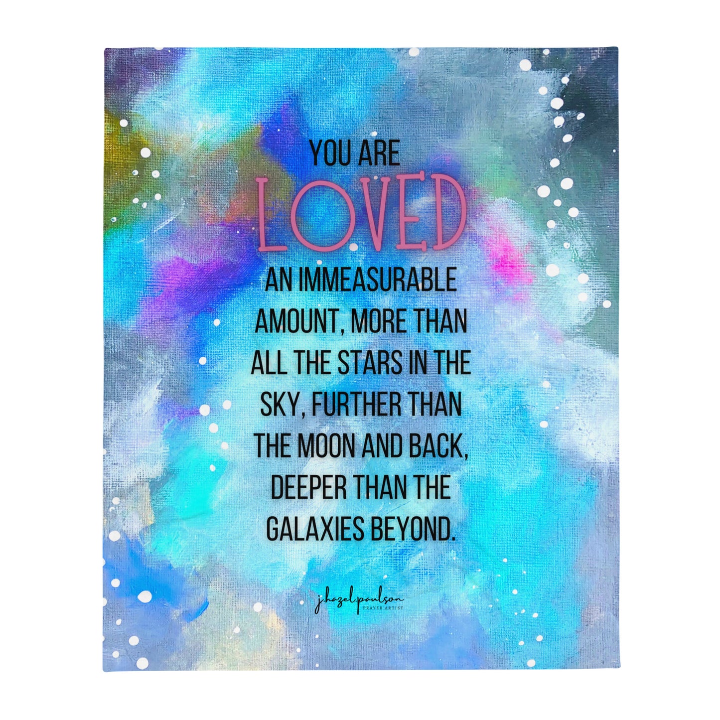 Moon and Back Throw Blanket