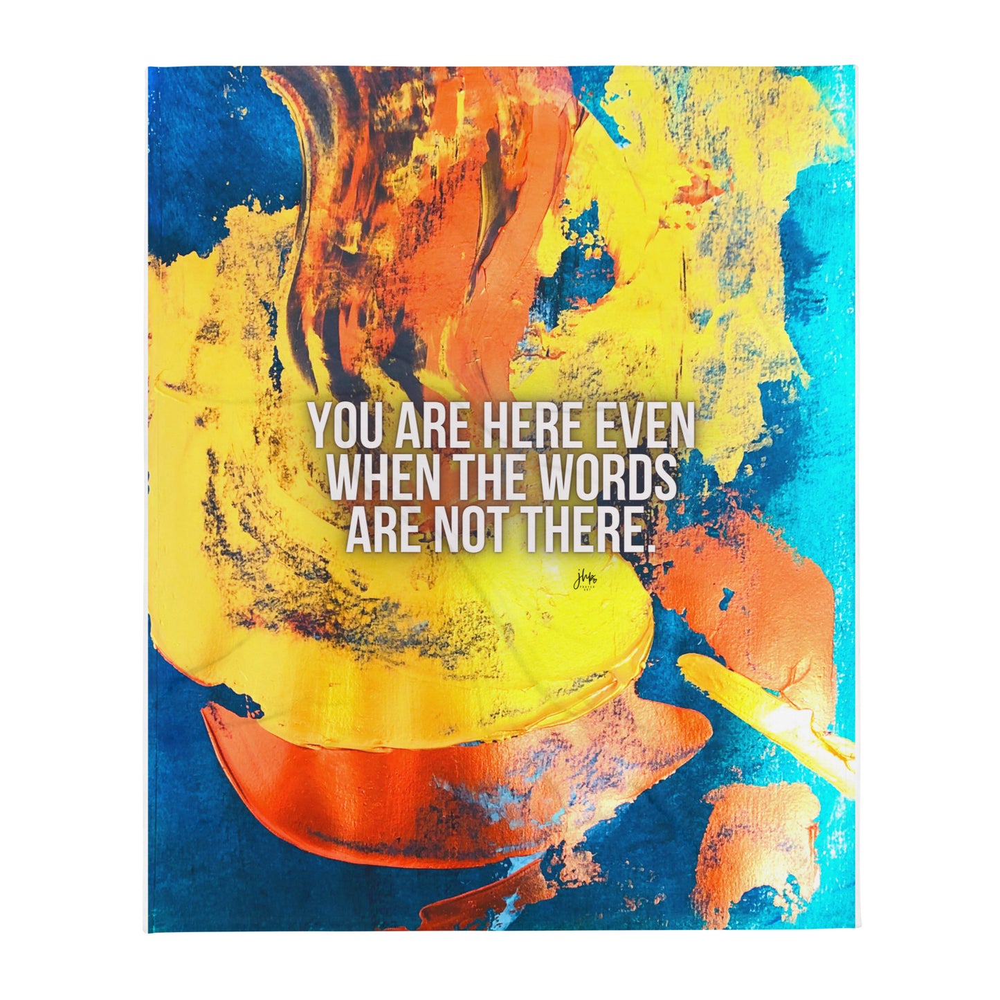 Even Here Throw Blanket