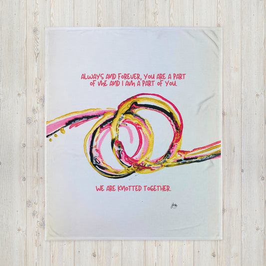 Knotted Together Throw Blanket