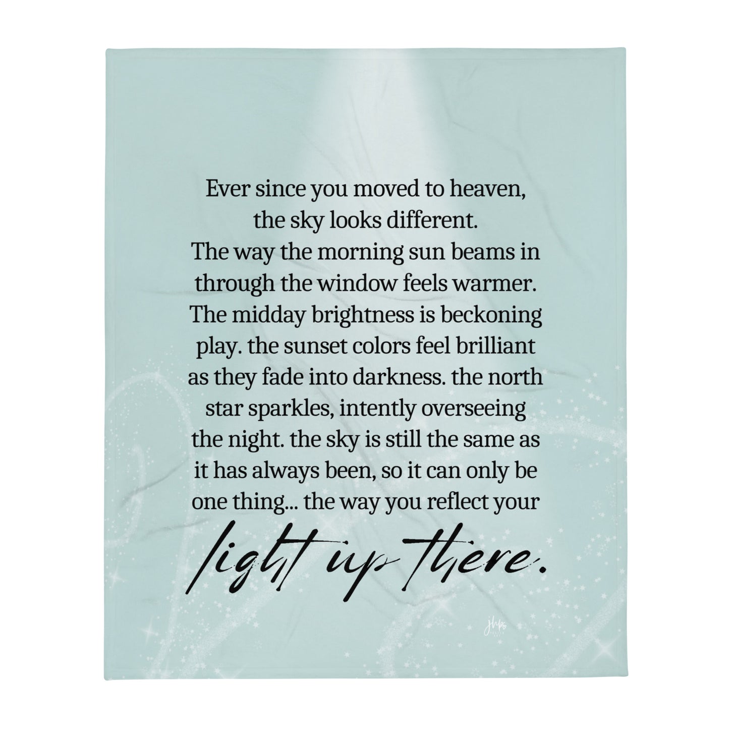 Light Up There Throw Blanket