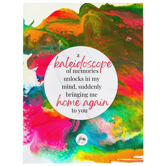 Kaleidoscope Throw Blanket