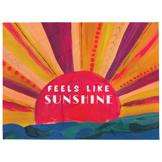 Feels Like Sunshine Throw Blanket