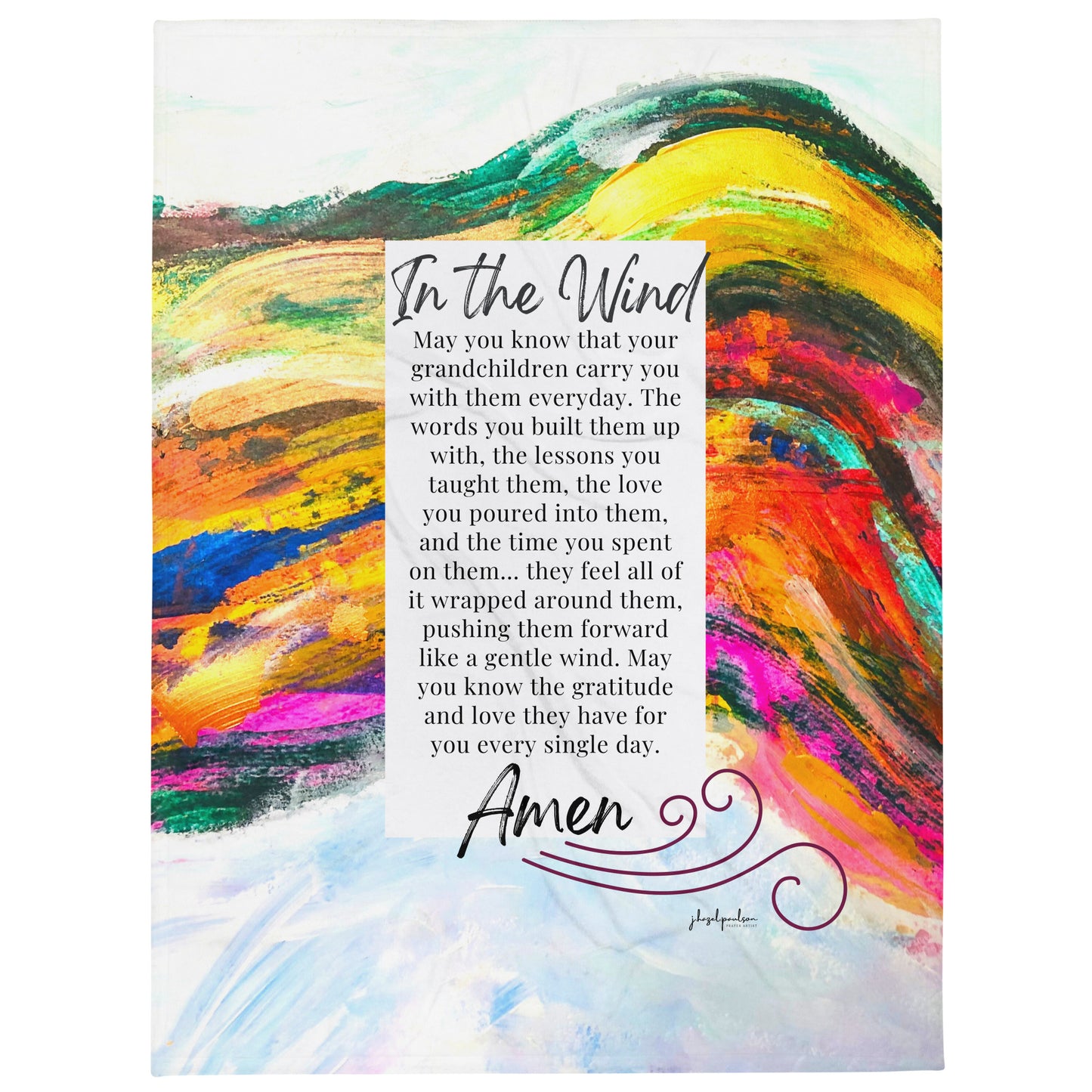 In the Wind Throw Blanket