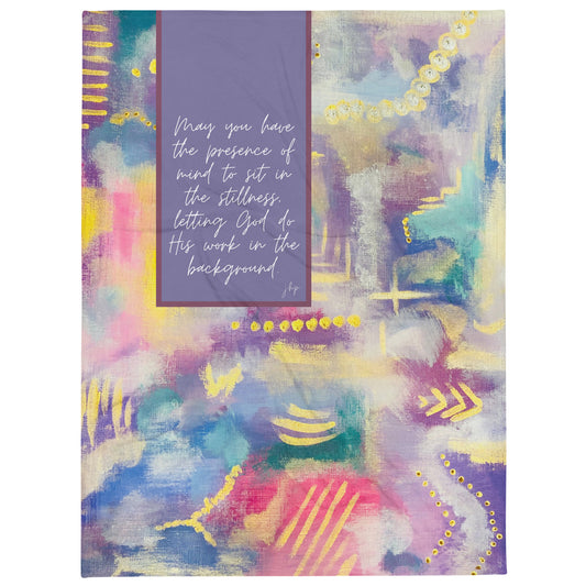 The Stillness Throw Blanket