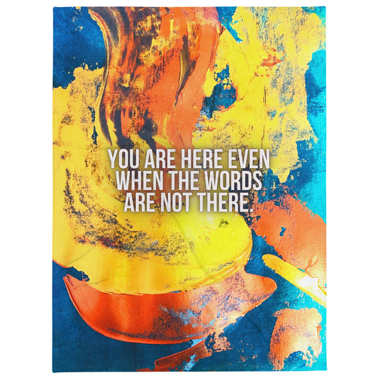 Even Here Throw Blanket