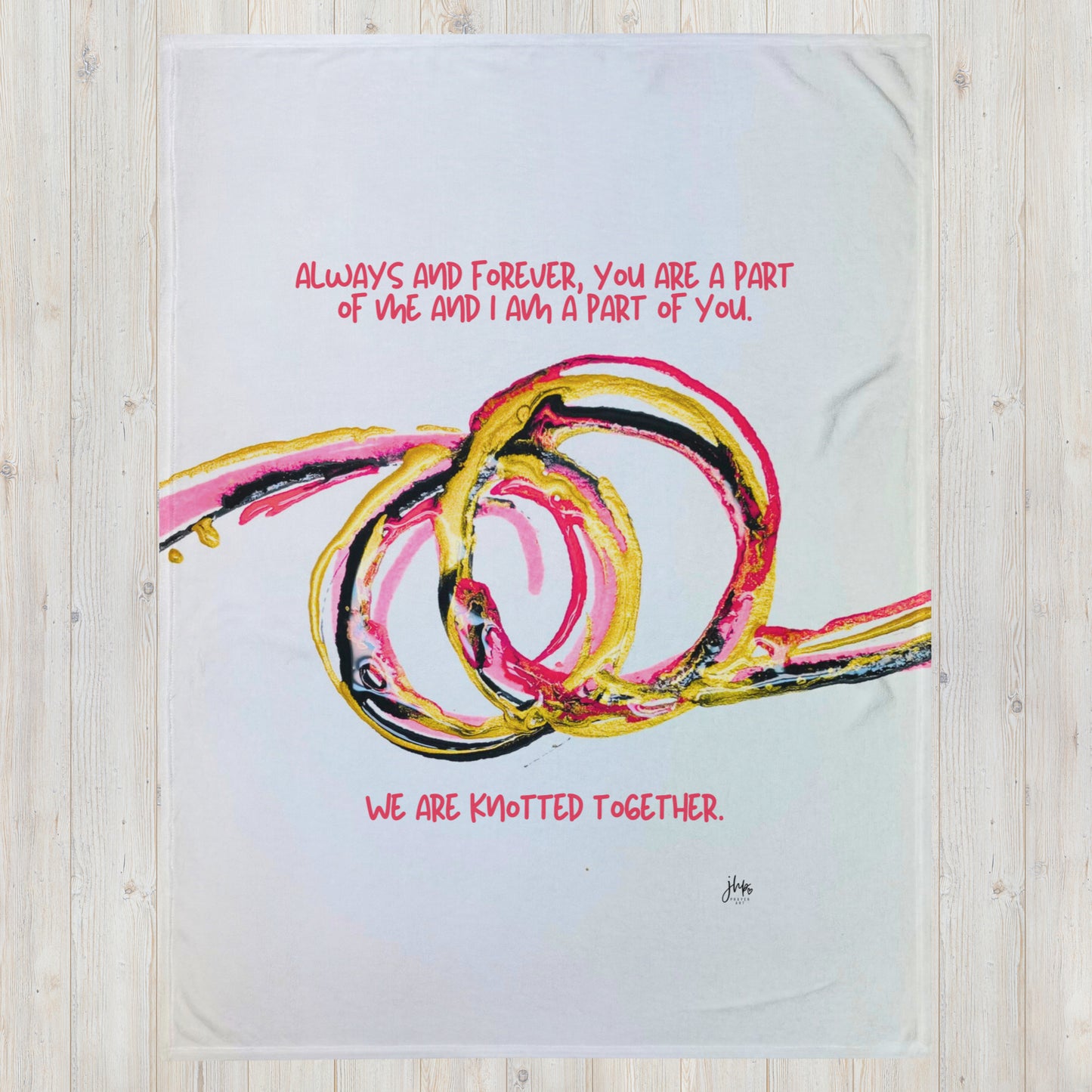 Knotted Together Throw Blanket