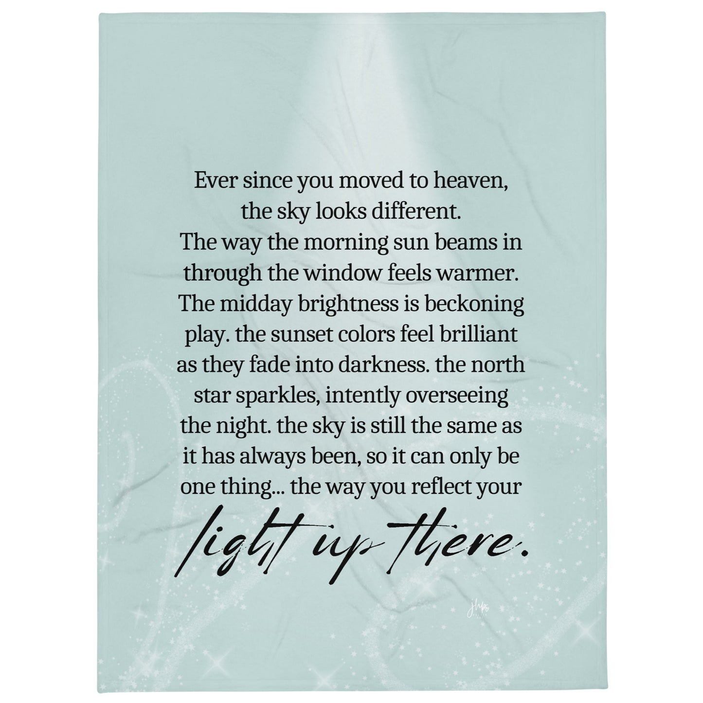 Light Up There Throw Blanket