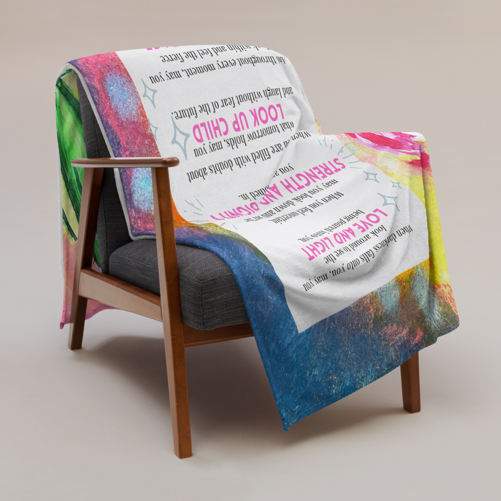 Warrior Courage Throw Blanket