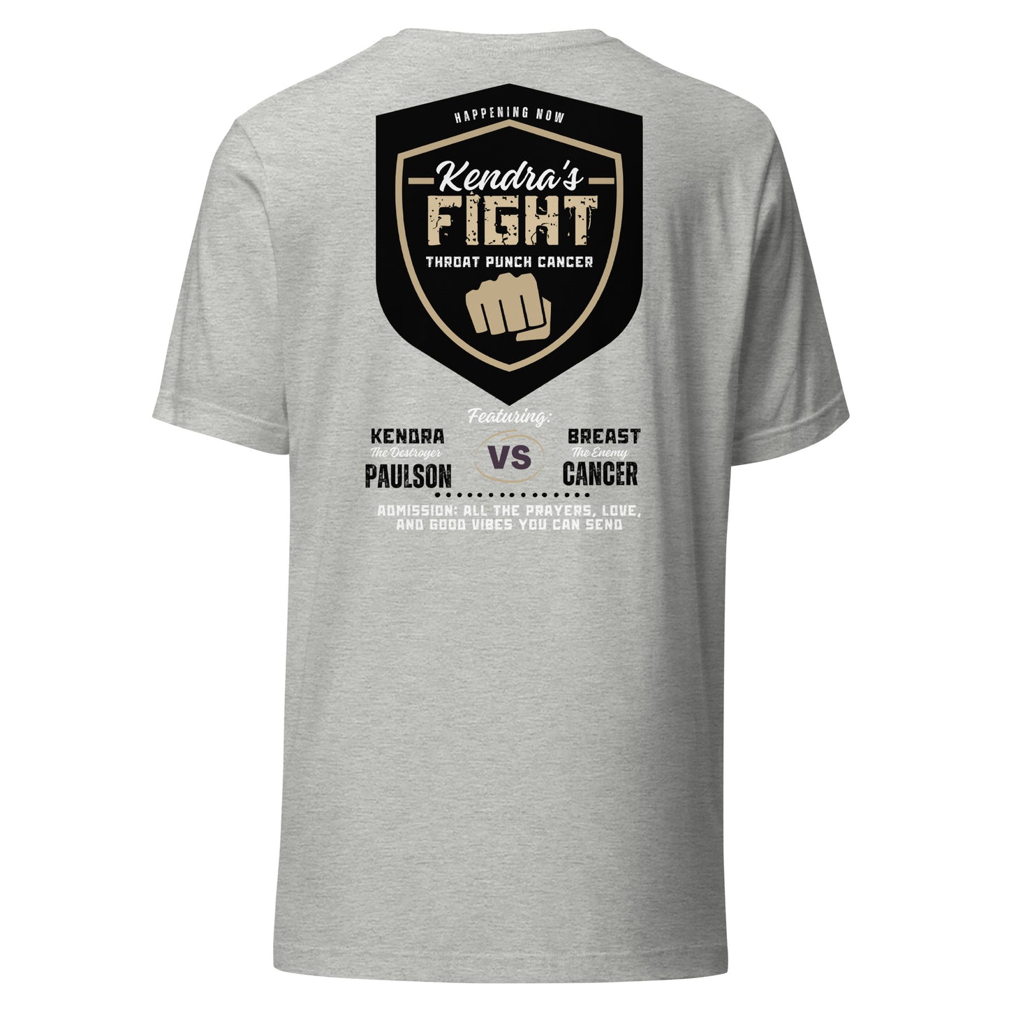 Kendra's Fight Unisex t-shirt