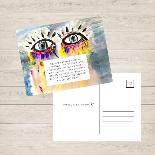 You've Been On My Mind:a postcard pack to support the one with the grieving heart.