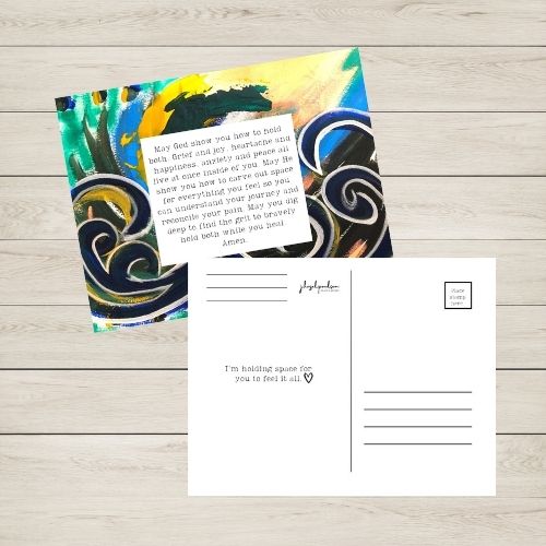 You've Been On My Mind:a postcard pack to support the one with the grieving heart.