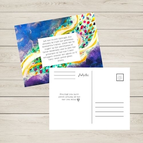 You've Been On My Mind:a postcard pack to support the one with the grieving heart.