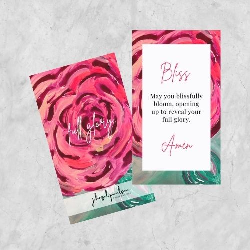 Bliss Prayer Card