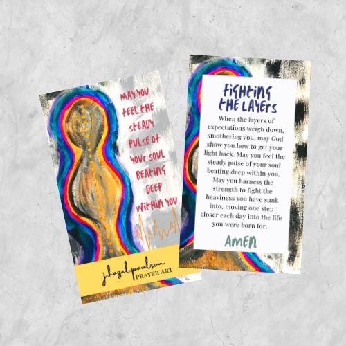 Fighting the Layers Prayer Card