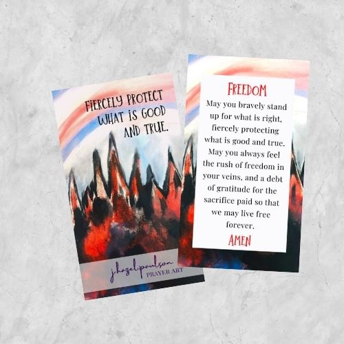 Freedom Prayer Card