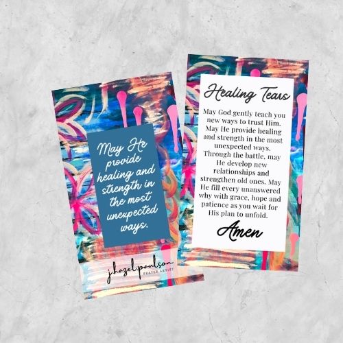 Healing Tears Prayer Card