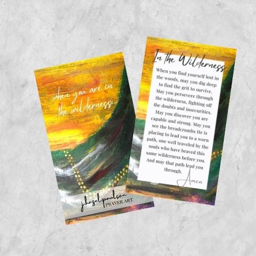 In the Wilderness Prayer Card
