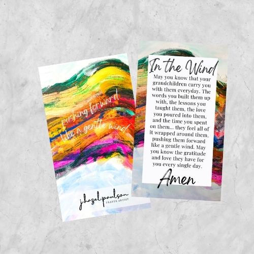 In the Wind Prayer Card