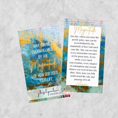 Magnitude Prayer Card