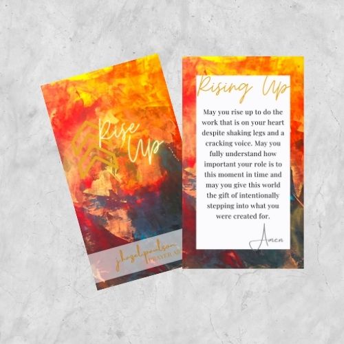 Rising Up Prayer Card