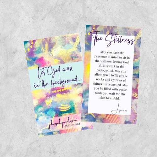 The Stillness Prayer Card