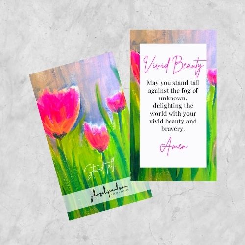 Vivid Beauty Prayer Card