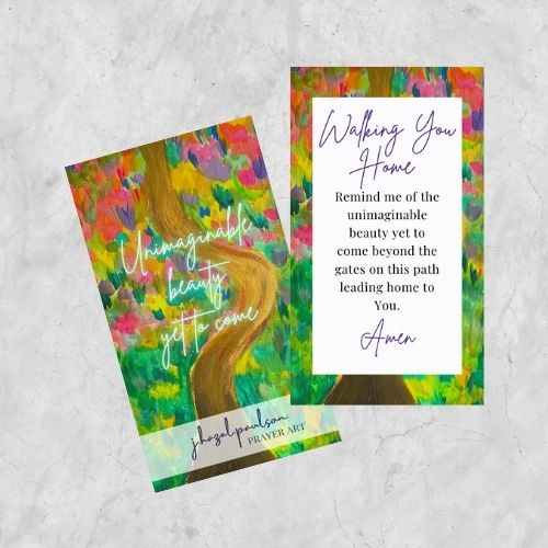 Walking You Home Prayer Card