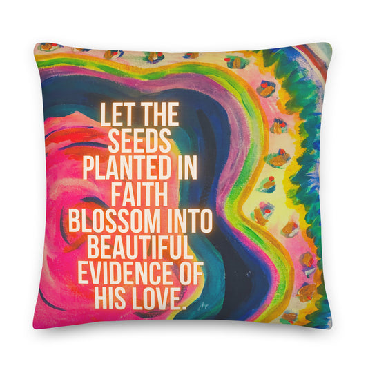 Planting Seeds Throw Pillow